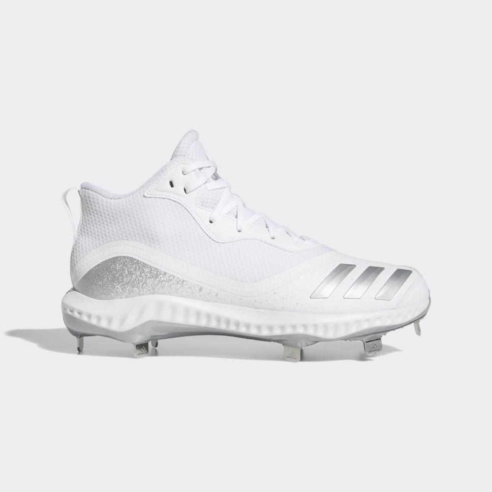 Tenisi Adidas Icon V Bounce Mid Barbati Romania - Albi/Argintii Metal G28271